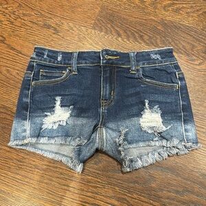 Contraband Blue Girls Denim Shorts - Size 12